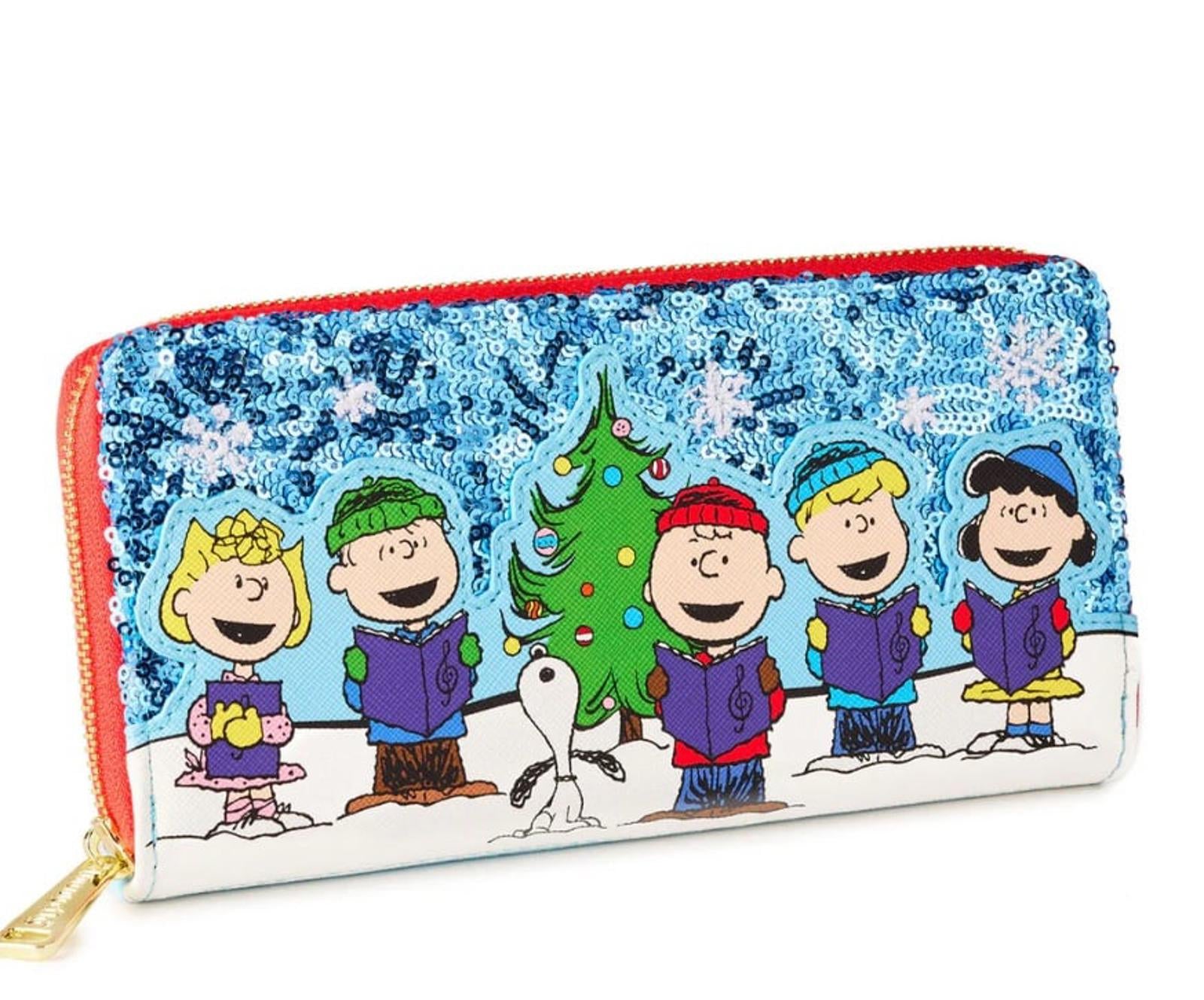 Loungefly Peanuts Snoopy Holiday Sequin Wallet