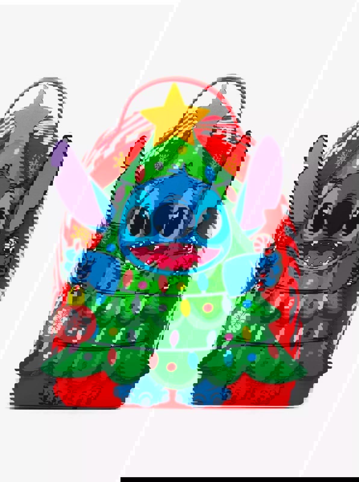 Loungefly Disney Stitch Christmas Tree Figural Mini Backpack NWT SOLD OUT