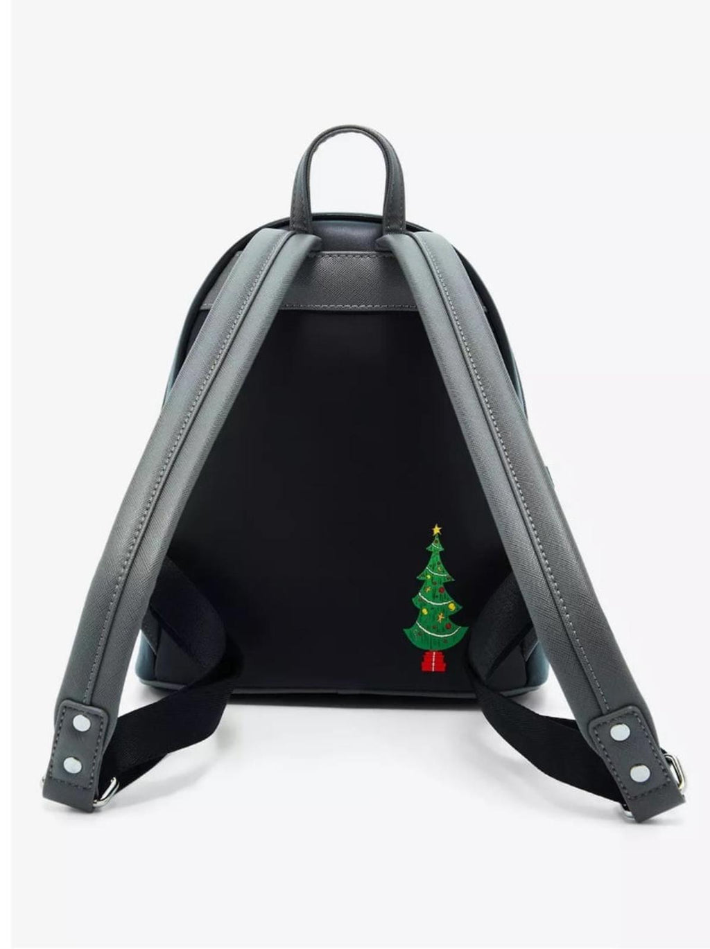 Loungefly Disney NBC Jack & Sally Snowflake GITD Mini Backpack NWT