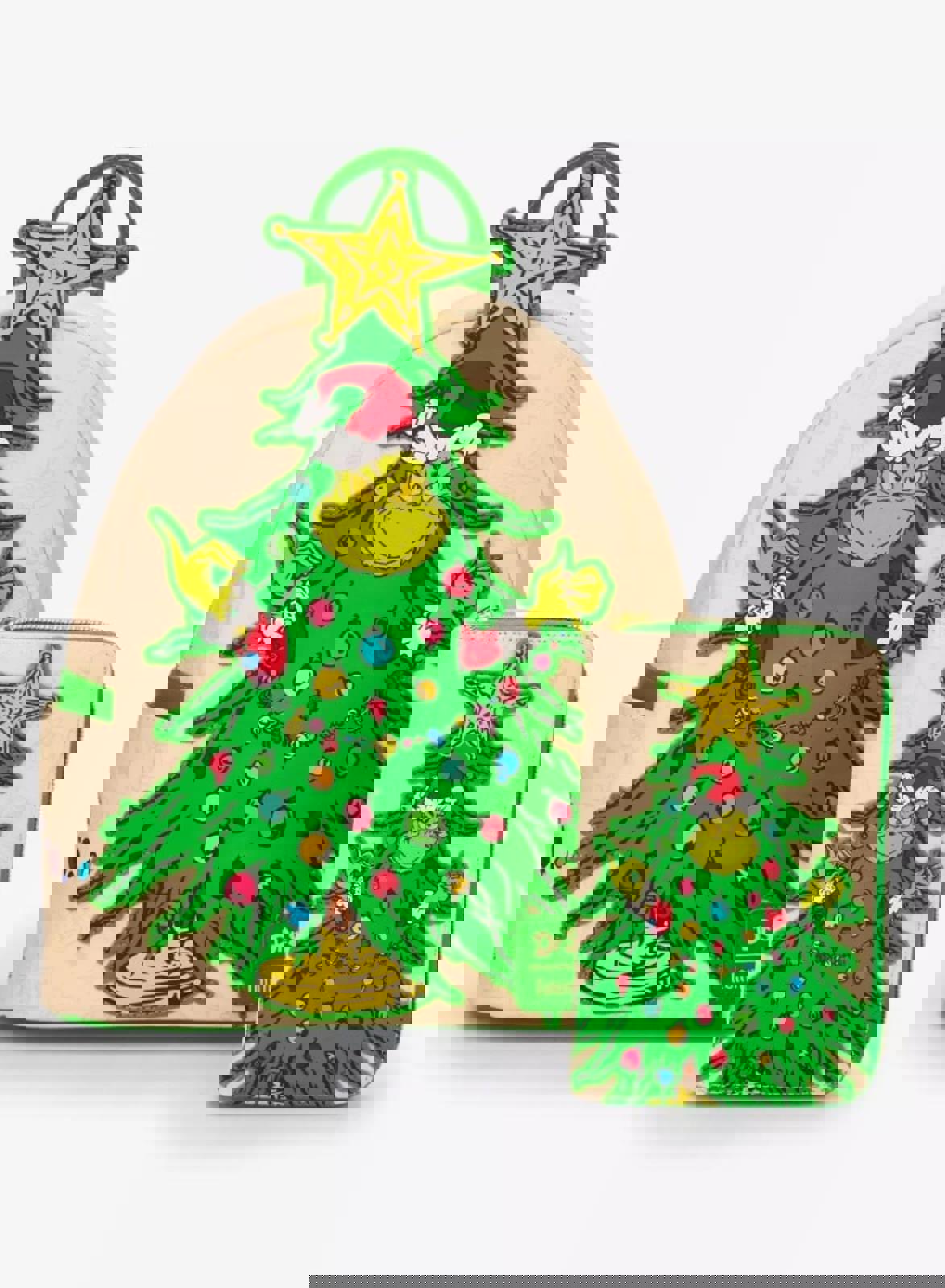 Loungefly Dr. Seuss How The Grinch Stole Christmas! Grinch Tree Mini Backpack