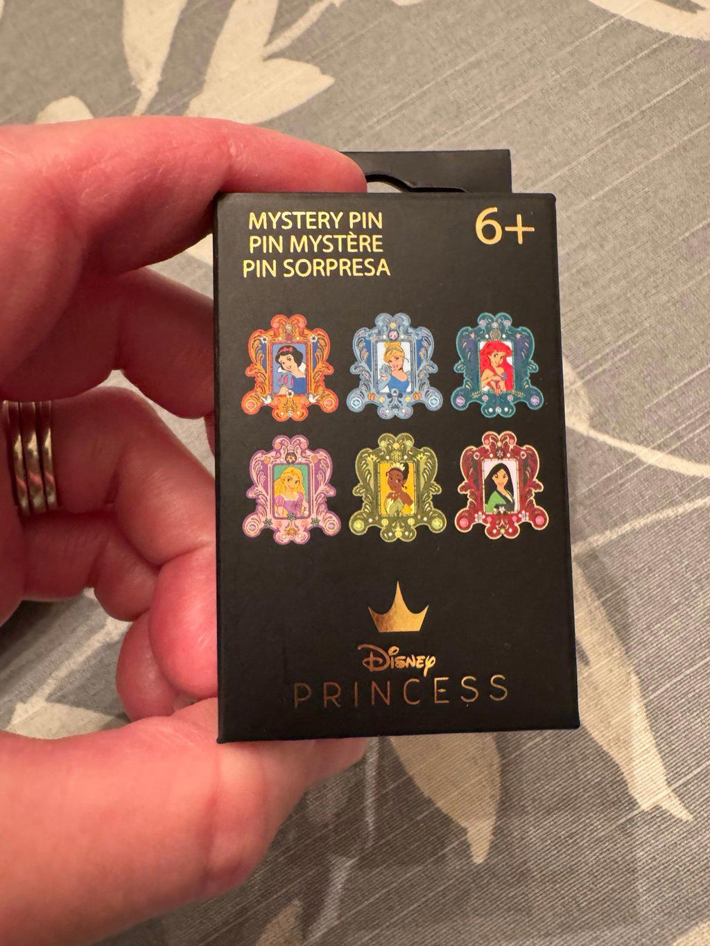 Loungefly Mystery Princess Fancy Frame Portrait Rhinestone Blind Box Pin