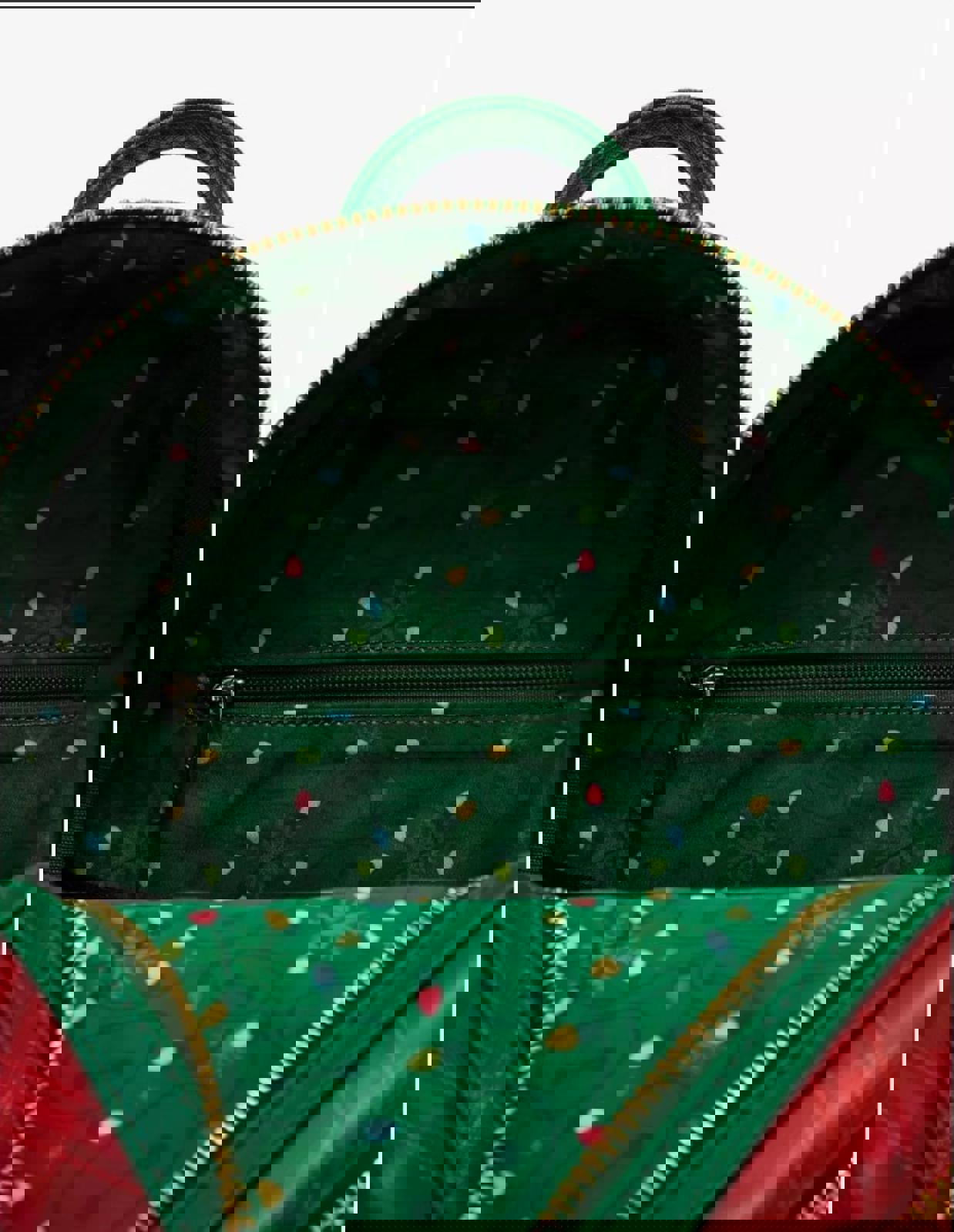 Loungefly Disney Big Hero 6 Baymax Holiday Plaid Light-Up Mini Backpack & Wallet