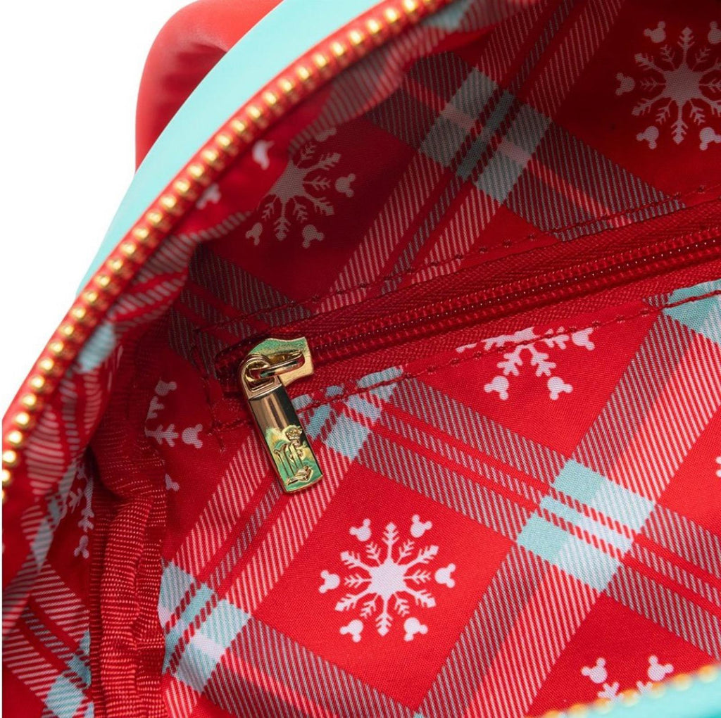 Loungefly Disney Light Up Minnie Mouse Reindeer Cosplay Mini Backpack NWT