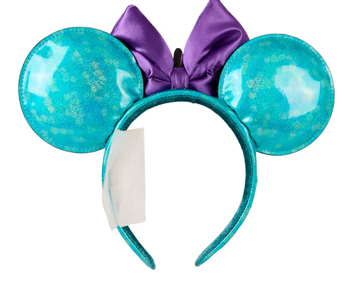 Loungefly Little Mermaid Ariel Ears Disney Princess Stained Glass Collection