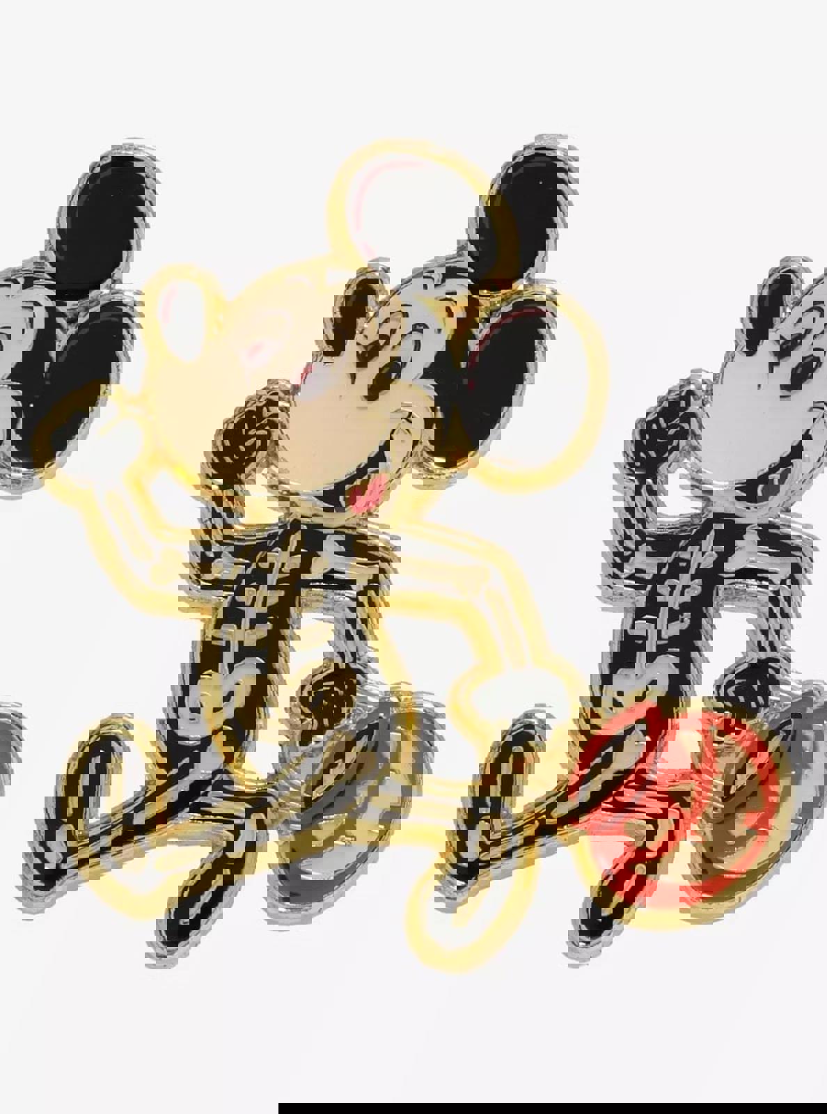 Loungefly Disney Mickey Mouse Skeleton Trick or Treat Enamel Pin NEW