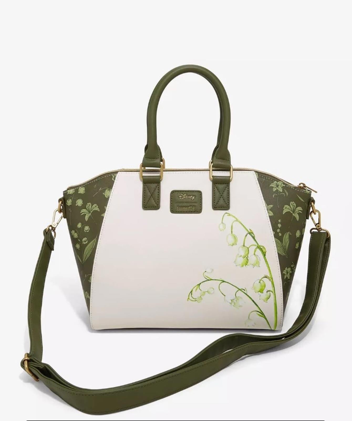 Loungefly Disney Peter Pan Tinker Bell Mushroom Satchel Bag