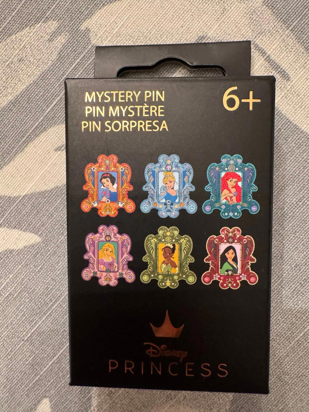 Loungefly Mystery Princess Fancy Frame Portrait Rhinestone Blind Box Pin