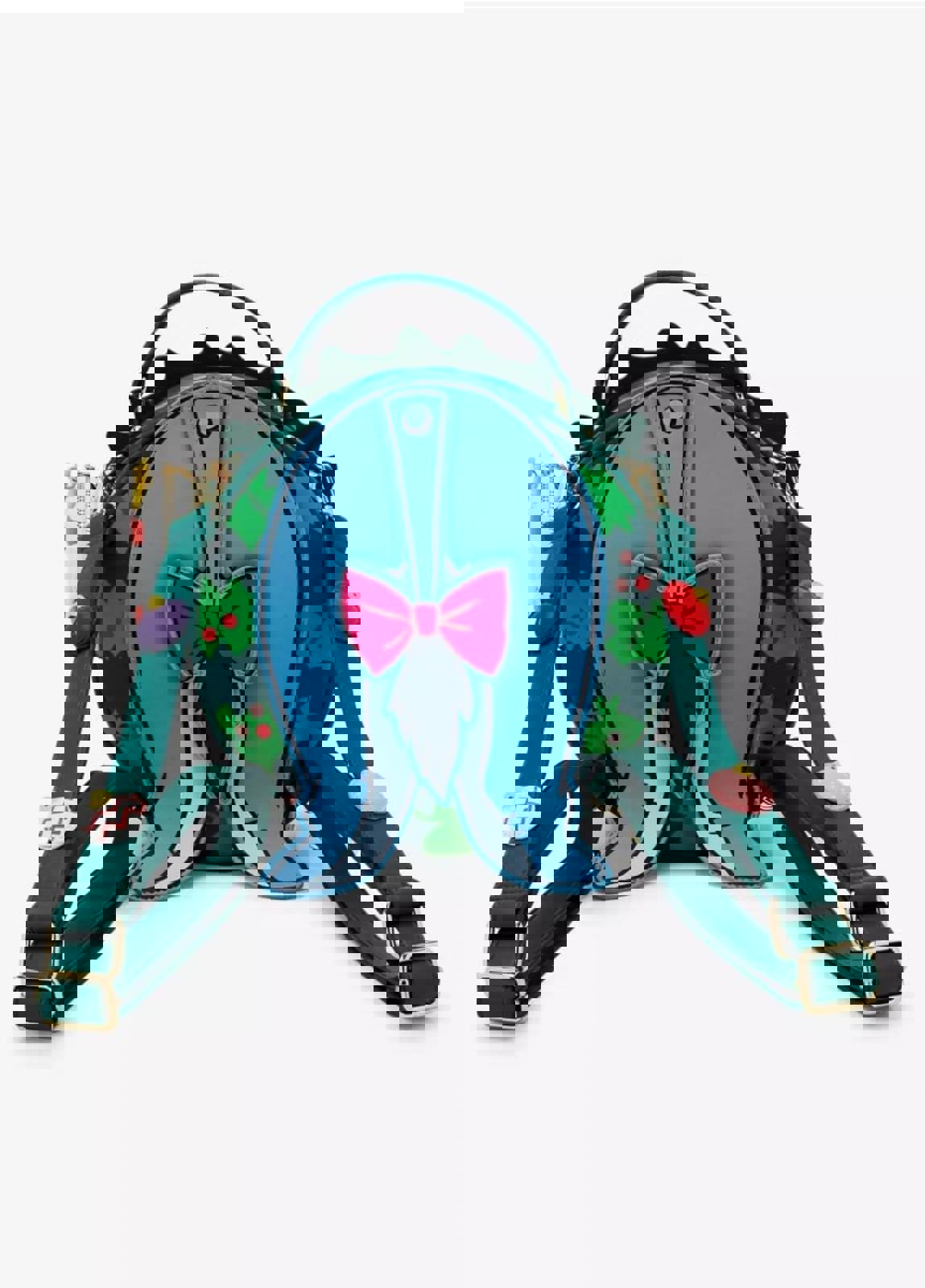 Disney Winnie the Pooh Eeyore Holiday Wreath Convertible Light-Up Backpack NWT