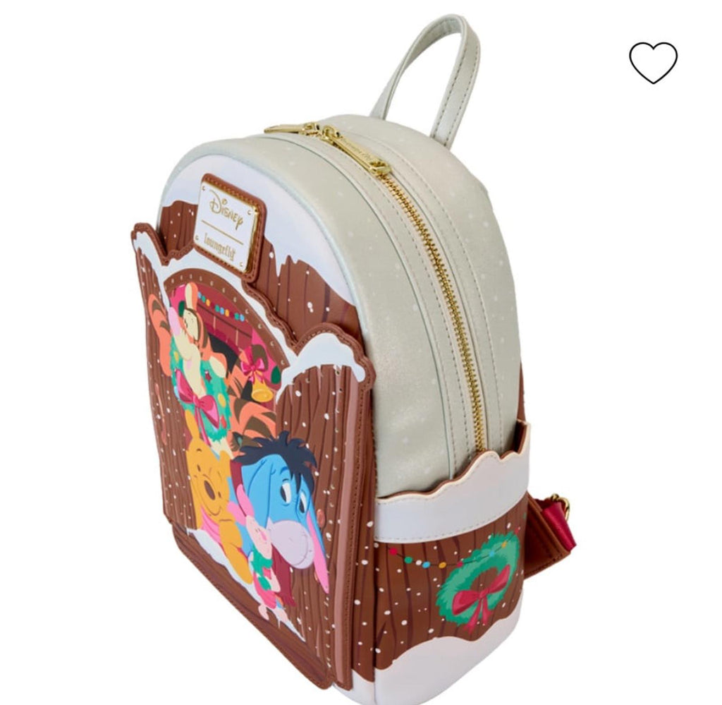 Winnie The Pooh & Friends Christmas Greetings Light Up Mini Backpack NWT