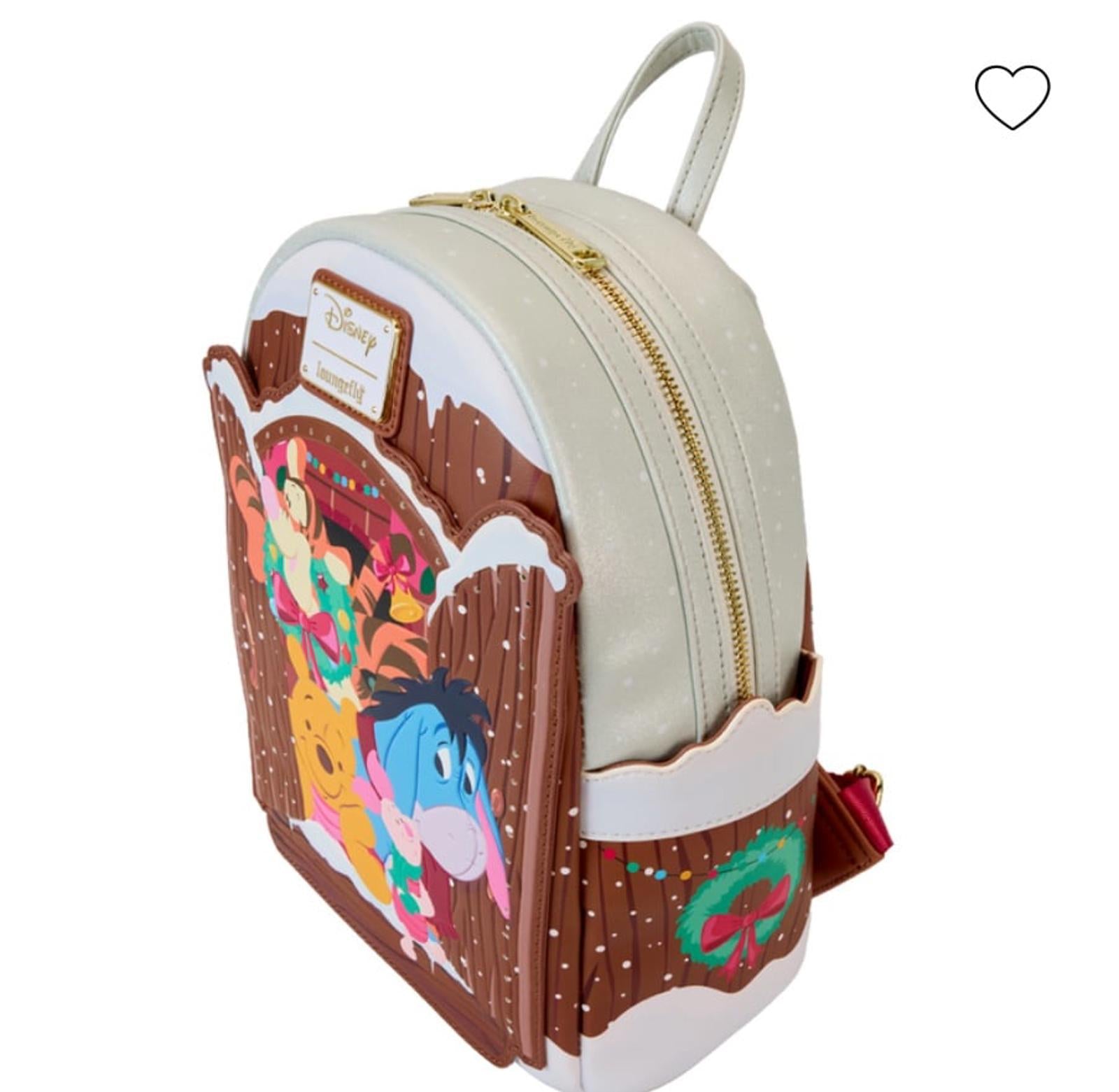 Winnie The Pooh & Friends Christmas Greetings Light Up Mini Backpack NWT