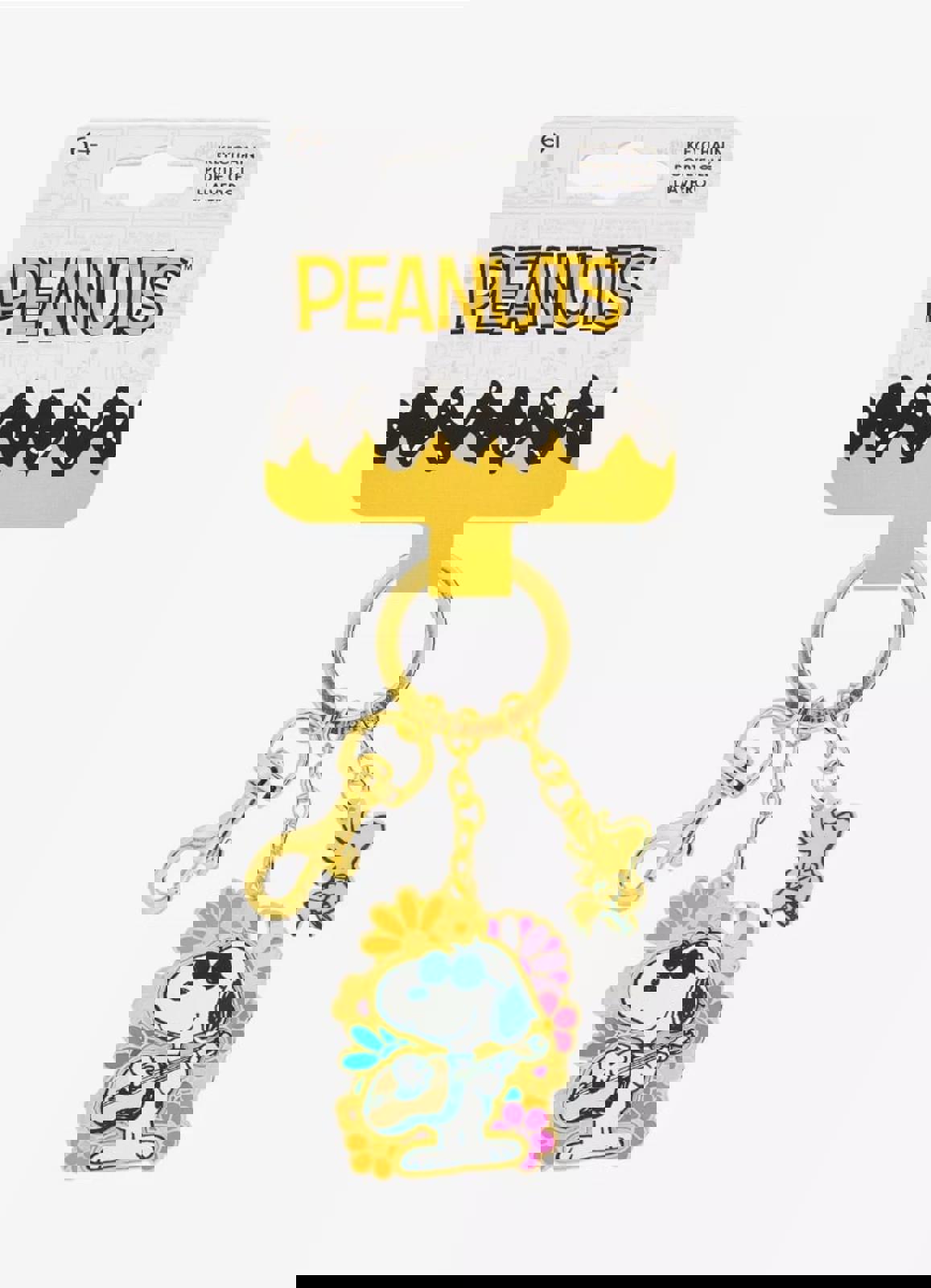 Peanuts Snoopy Joe Cool Multi Charm Keychain NWT