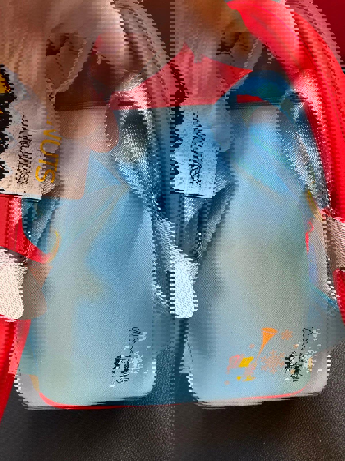 Loungefly Peanuts Snoopy Holiday Sequin Mini Backpack