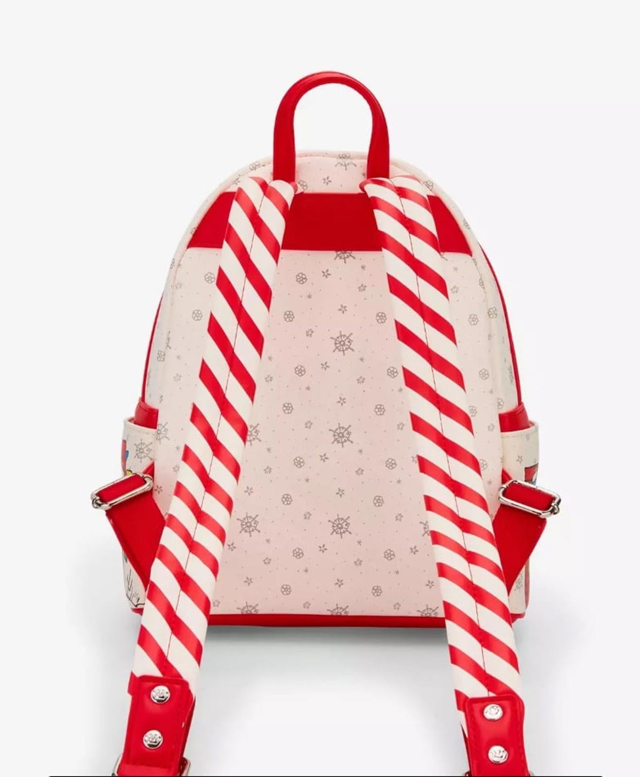 Loungefly Peanuts Snoopy & Woodstock Holiday Wreath Mini Backpack NWT