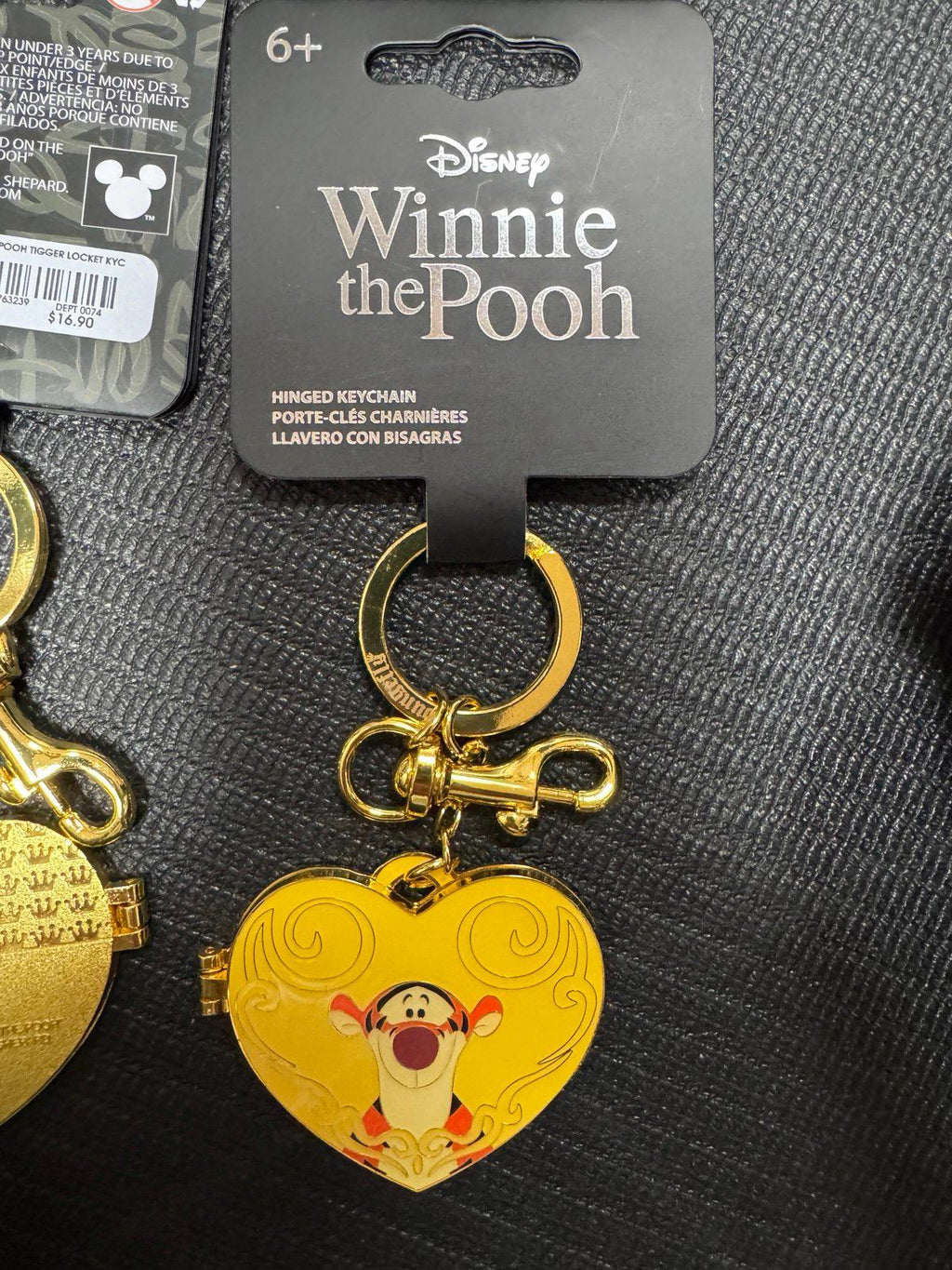 Loungefly Disney Winnie the Pooh Tigger Locket Keychain NWT