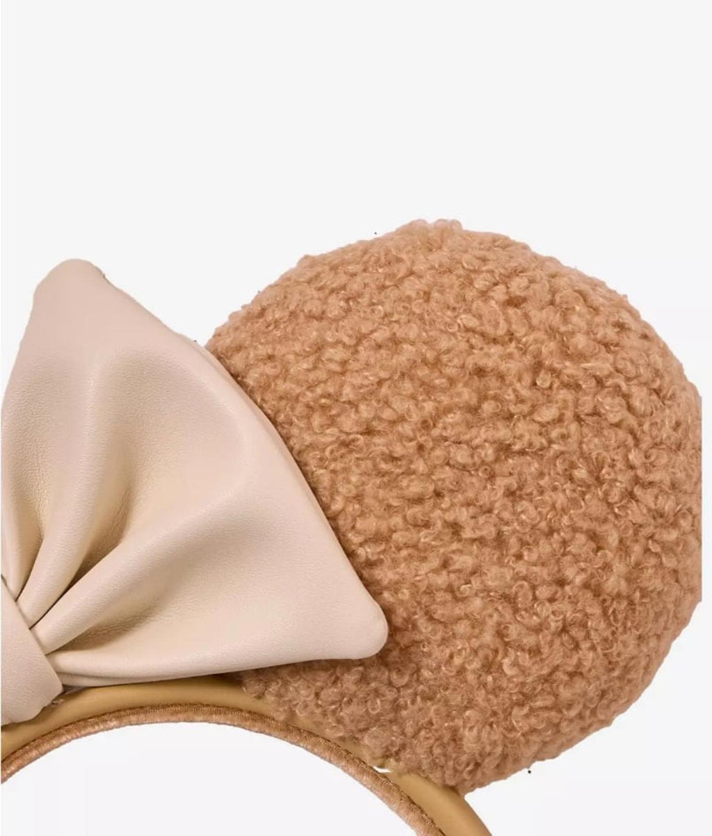Loungefly Minnie Mouse Brown Sherpa Ears