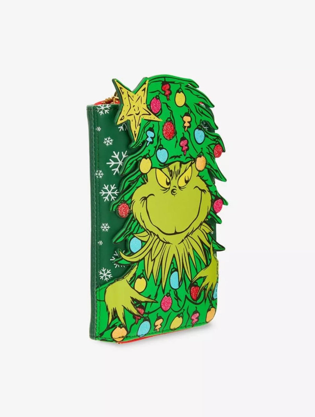 Loungefly Dr. Seuss How The Grinch Stole Christmas! Tree Mini Zipper Wallet