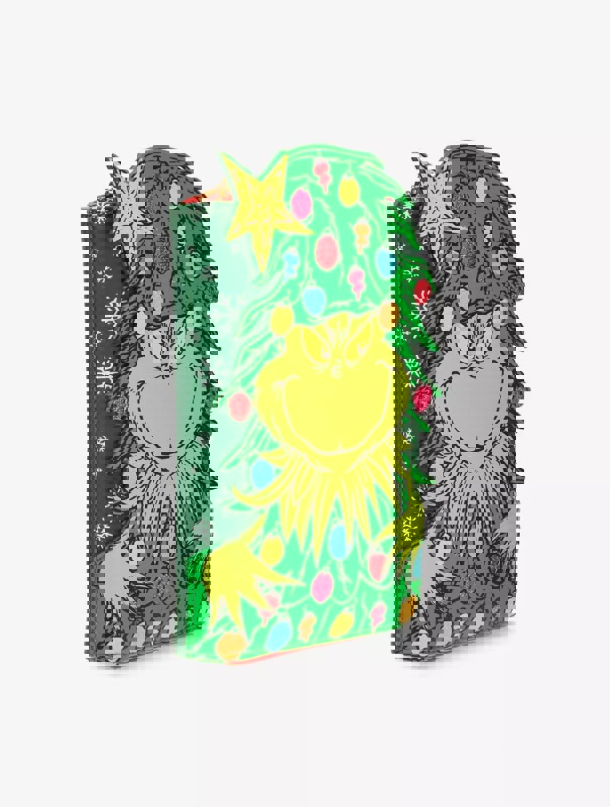 Loungefly Dr. Seuss How The Grinch Stole Christmas! Tree Mini Zipper Wallet