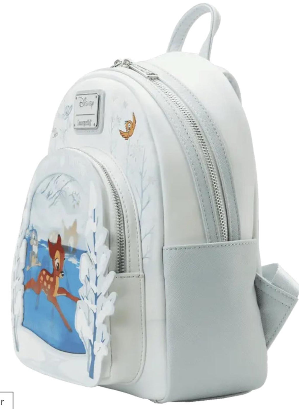 Loungefly Disney Bambi on Ice LE Lenticular Mini Backpack and Pop! Bambi SET NWT