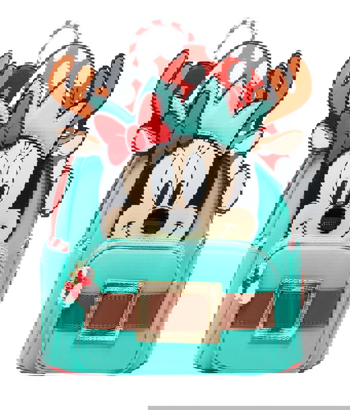 Loungefly Disney Light Up Minnie Mouse Reindeer Cosplay Mini Backpack NWT