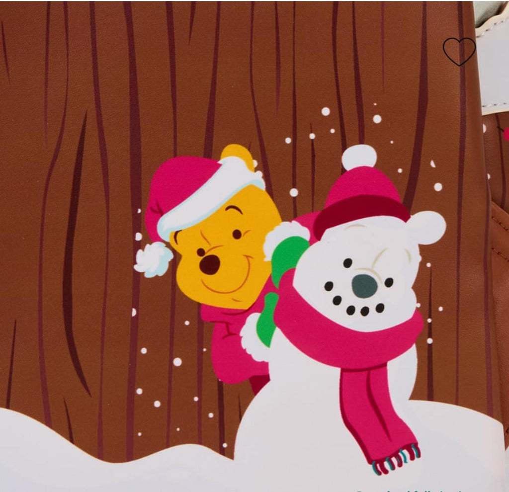 Winnie The Pooh & Friends Christmas Greetings Light Up Mini Backpack NWT