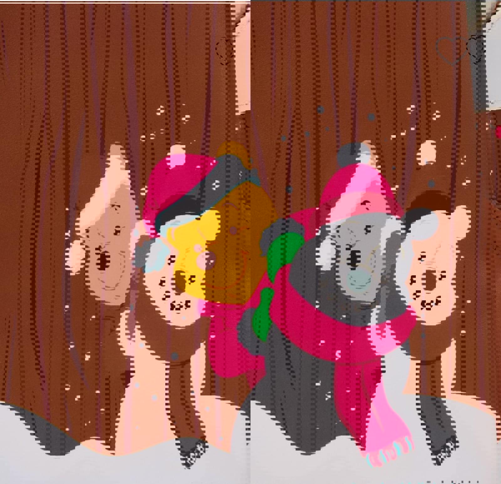 Winnie The Pooh & Friends Christmas Greetings Light Up Mini Backpack NWT