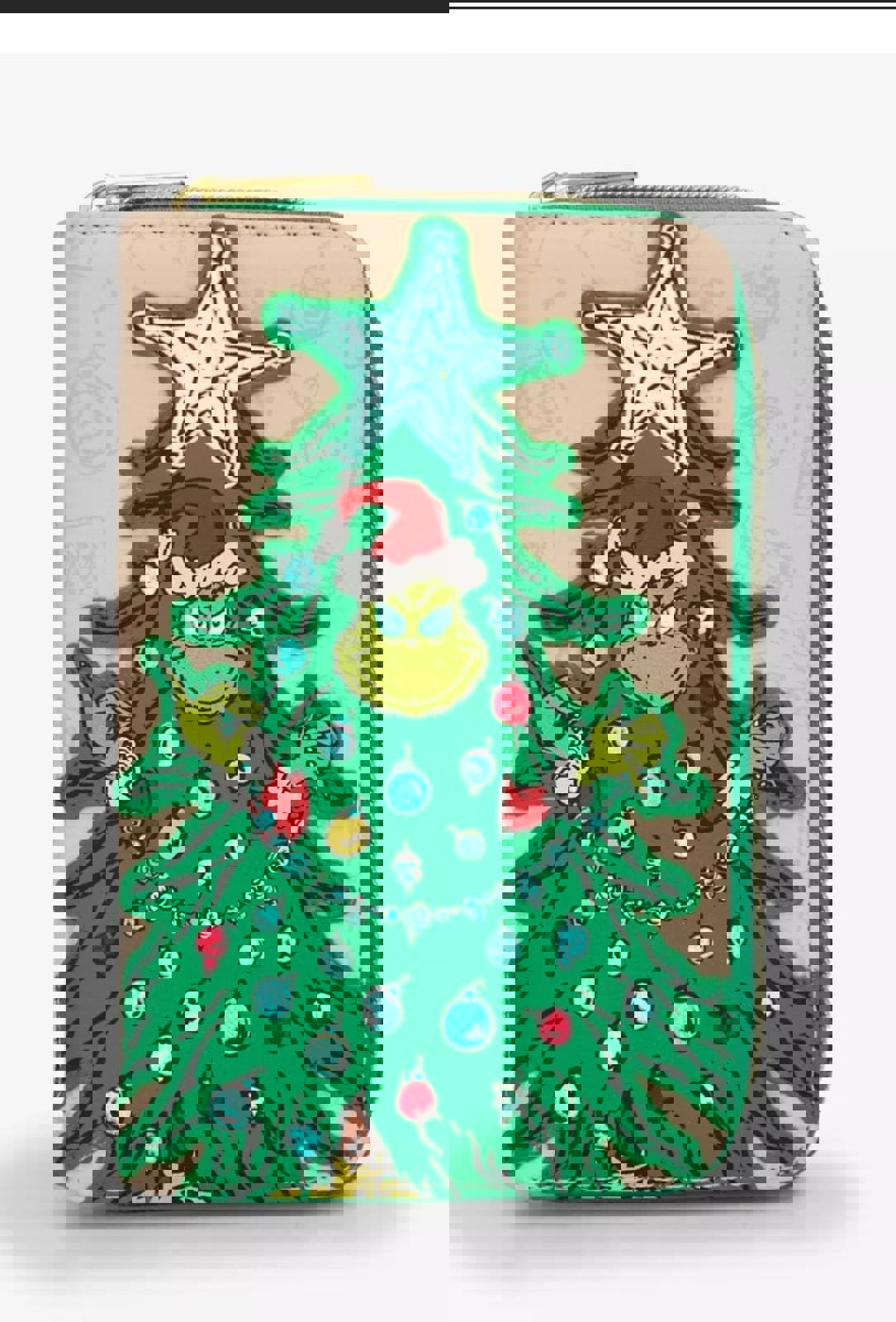 Loungefly Dr. Seuss How The Grinch Stole Christmas! Grinch Tree Zipper Wallet