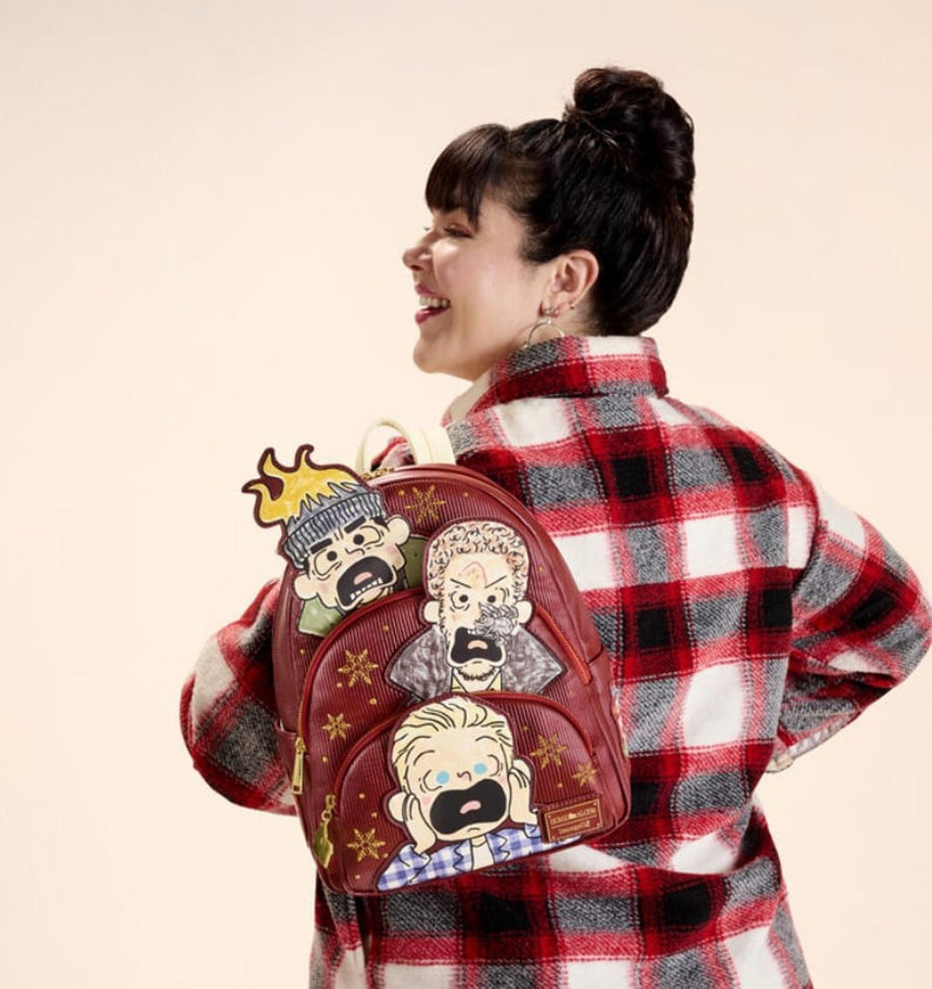 Home Alone Triple Pocket Mini Backpack
