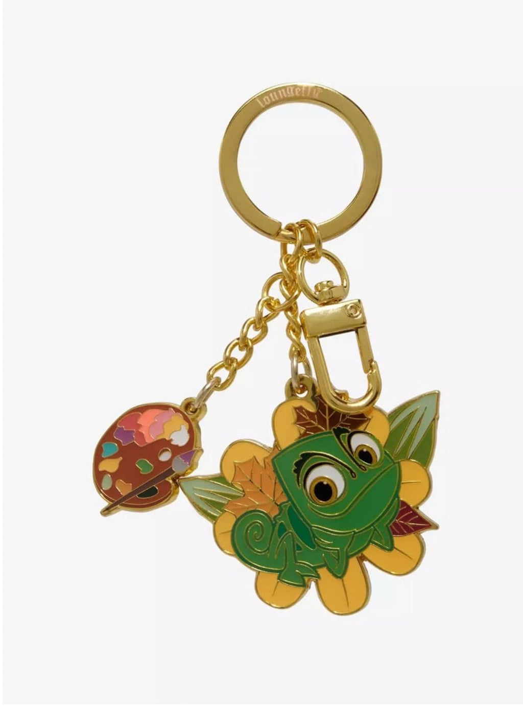 Loungefly Disney Tangled Pascal Color Changing Multi-Charm Keychain