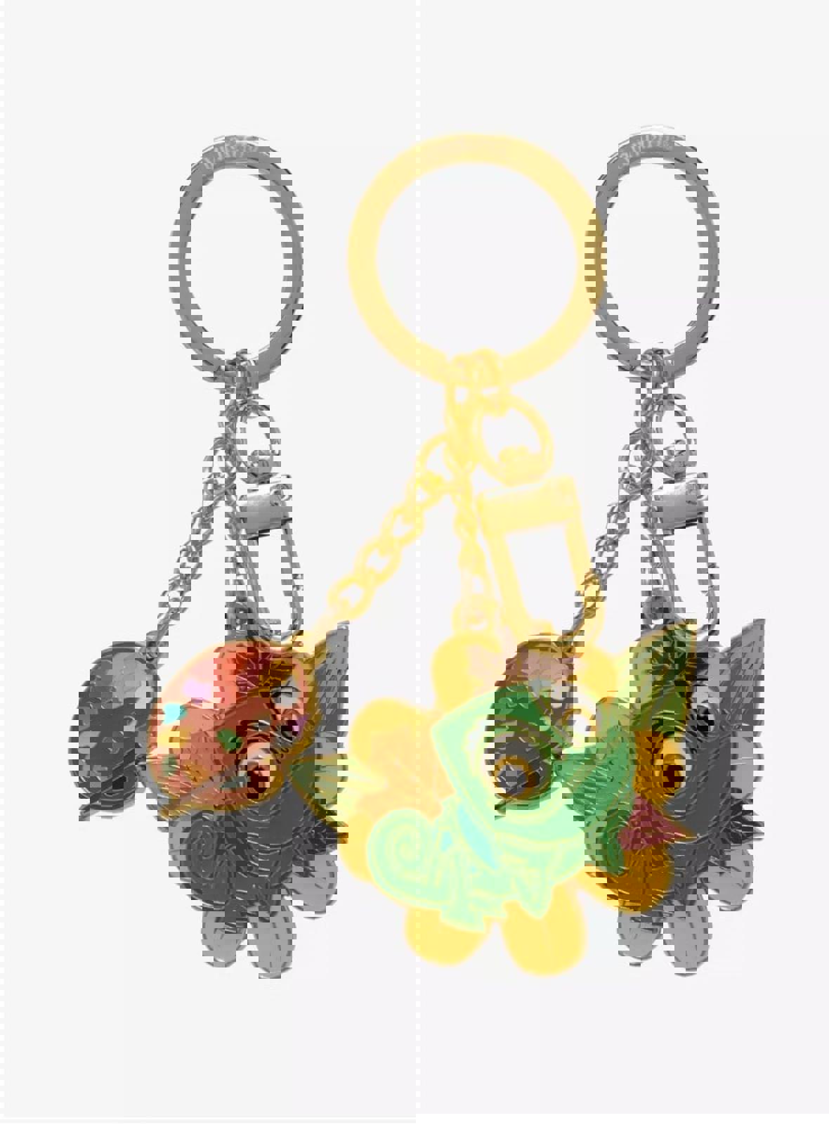 Loungefly Disney Tangled Pascal Color Changing Multi-Charm Keychain