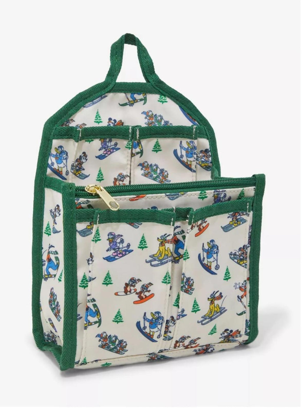 Our Universe Disney Mickey Mouse & Friends Skiing AOP Mini Backpack Organizer
