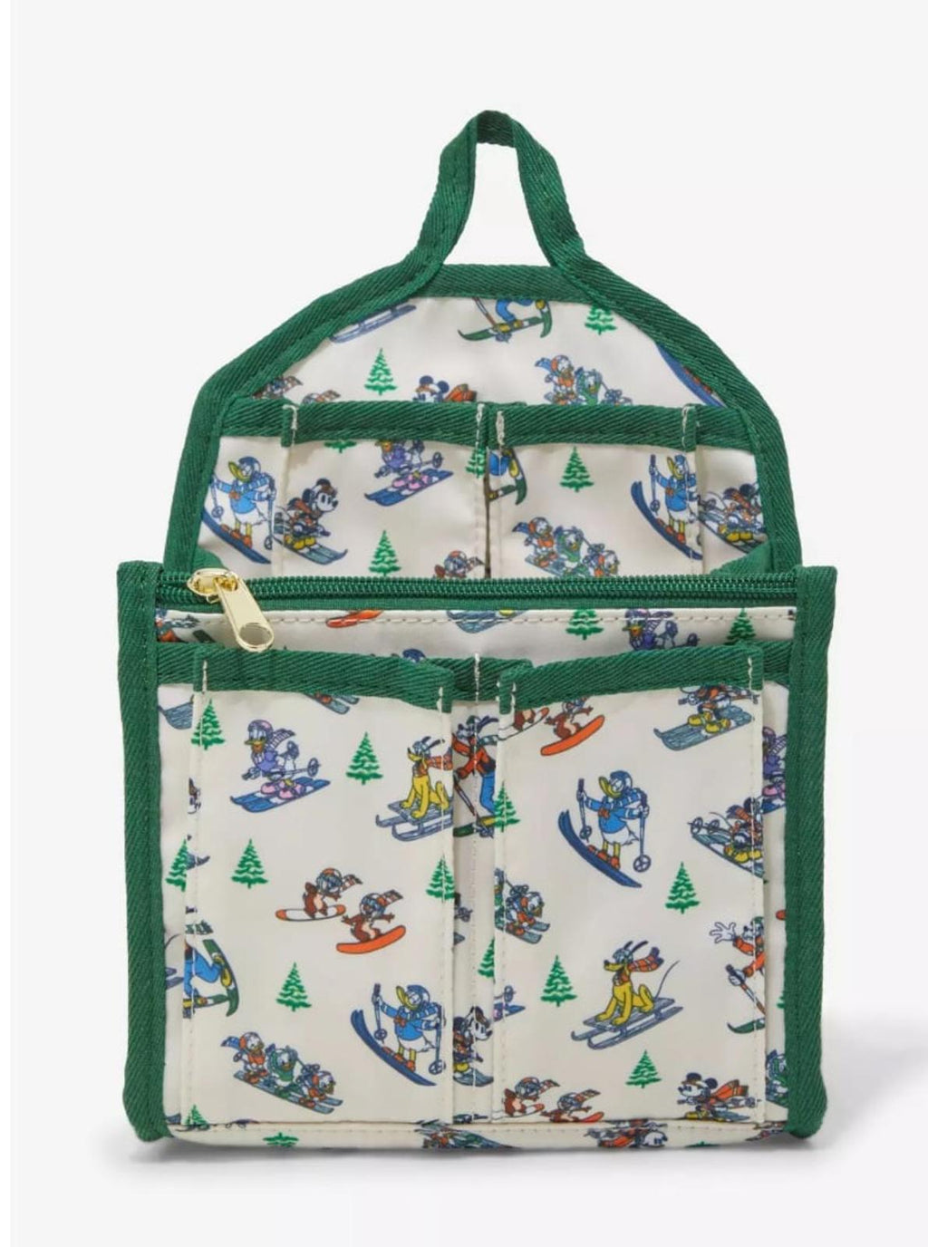 Our Universe Disney Mickey Mouse & Friends Skiing AOP Mini Backpack Organizer