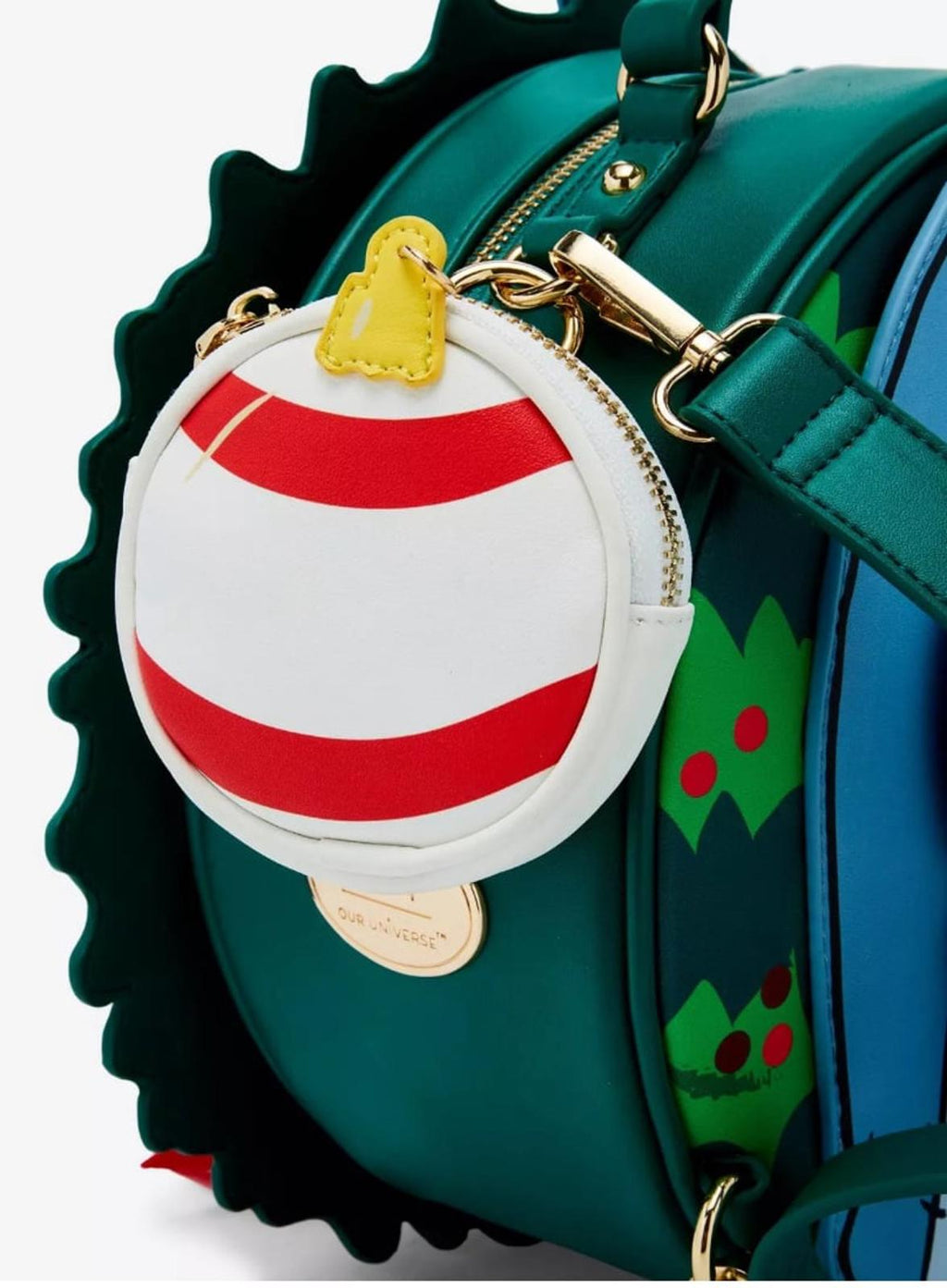 Disney Winnie the Pooh Eeyore Holiday Wreath Convertible Light-Up Backpack NWT