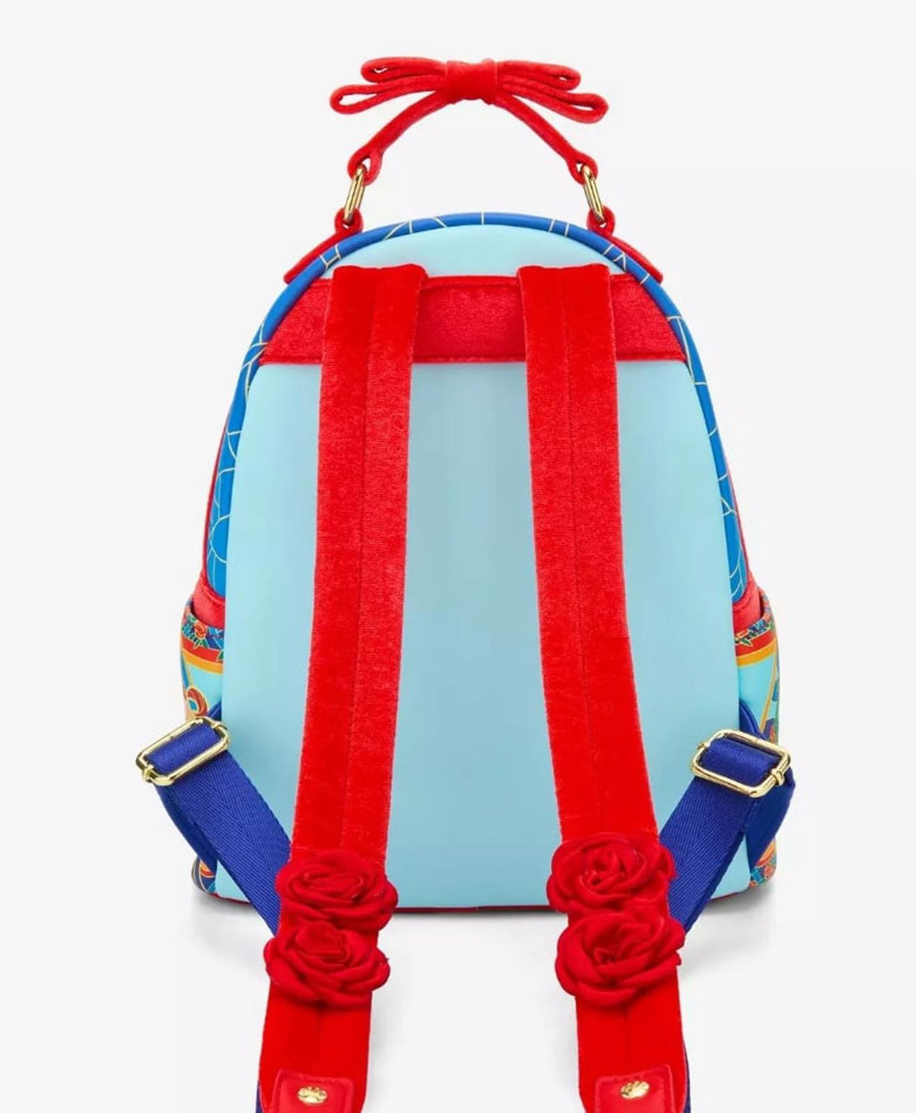 Loungefly Disney Beauty and the Beast Stained Glass Mini Backpack NWT