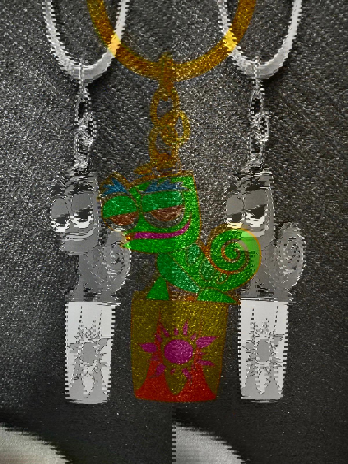 Loungefly Pascal Lantern Keychain NWT