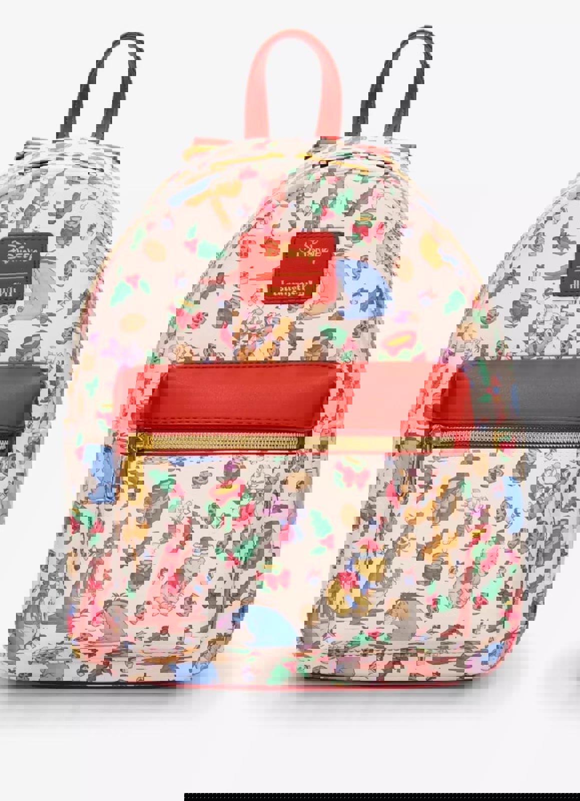 Loungefly Disney Winnie The Pooh Milk & Cookies Holiday Mini Backpack NWT