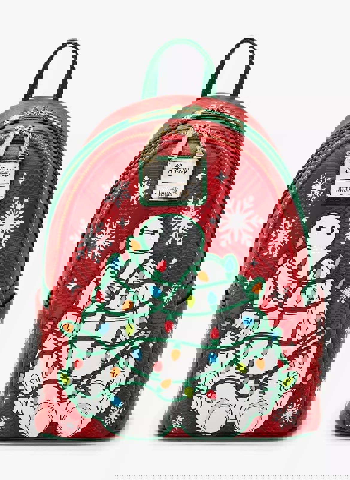 Loungefly Disney Big Hero 6 Baymax Holiday Plaid Light-Up Mini Backpack & Wallet